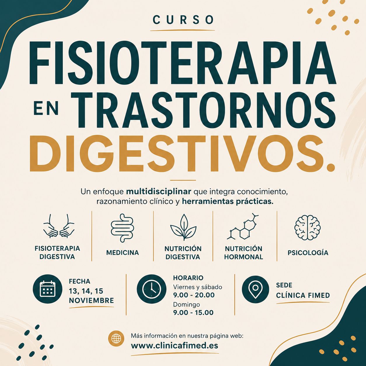 Curso de Fisioterapia en Trastornos Digestivos 2026